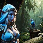 **

A Crystal Maiden, illuminated by a strategically placed observer ward, overlooking the jungle. In the background, a shadowy Slark lurks, hesitant to engage. Focus on the strategic positioning and vision control.

**
