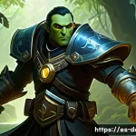 도타2 스킬 빌드 추천 - **Early Game Laning: The Crucial Skill Point Decision** A highly detailed, cinematic shot depict...